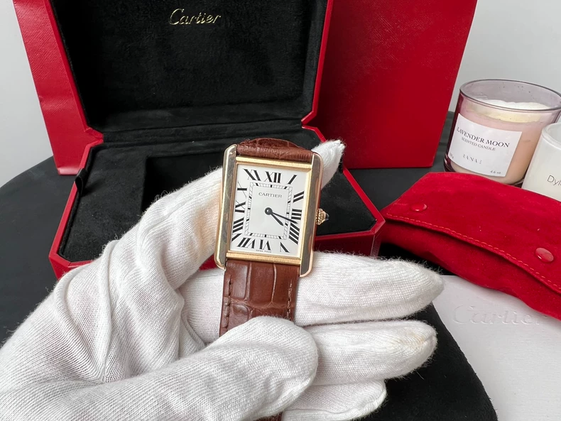 Cartier Cartier W5200025 Tank Watch 18K Rose Gold-6