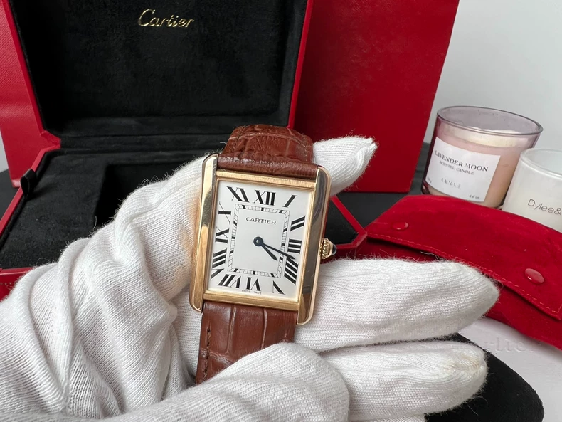 Cartier Cartier W5200025 Tank Watch 18K Rose Gold-5