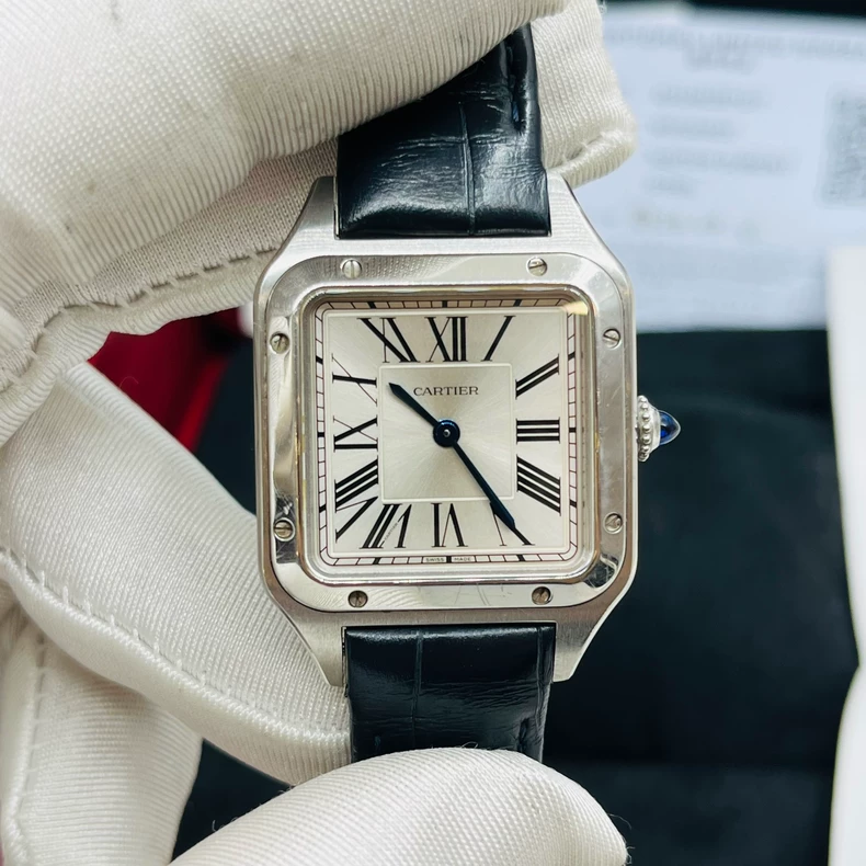 Cartier Santos WSSA0023 ladies watch, quartz movement